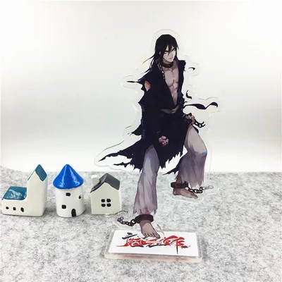 Аниме Mo Dao Zu Shi акриловые подставки Wei Wuxian Lan Wangji фигурка модель держатель пластины аниме вокруг фанатов подарок - Цвет: Золотой