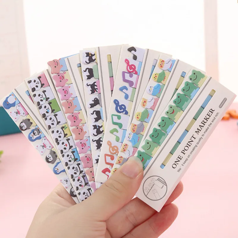 

Office Decoration Cute Funny Joy Cat Style Sticker Bookmark Paper Memo Marker Point Flags Sticky Notes Writing Label