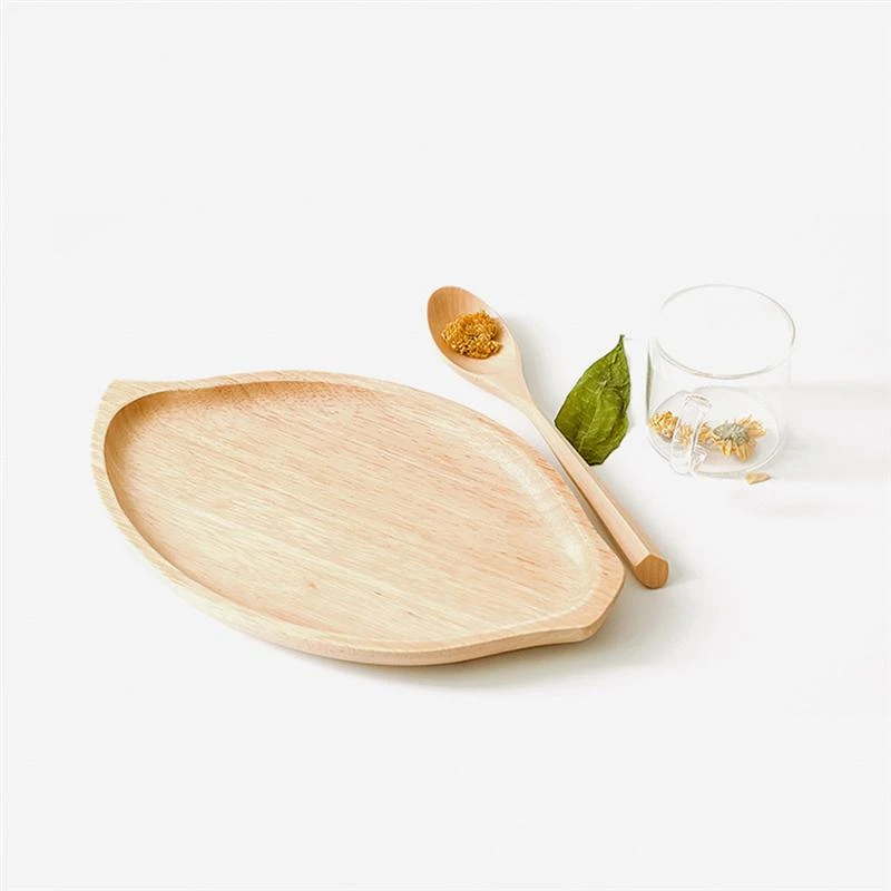Rubber-Wood-Sauce-Dipping-Plates-Dishes-Japanese-Style-Leaf-Shape-Dessert-Dishes-for-Condiment-Food