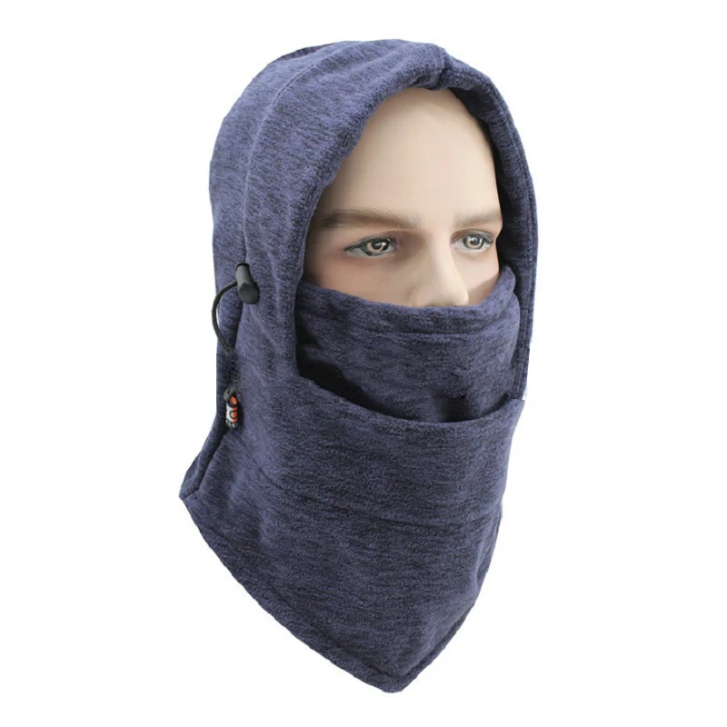 Балаклава, зимняя теплая мотоциклетная маска для лица, защитная крышка для лица, уличная для езды на лыжах, охоты, ветрозащитная мотоциклетная маска для лица, маски - Цвет: Navy Blue