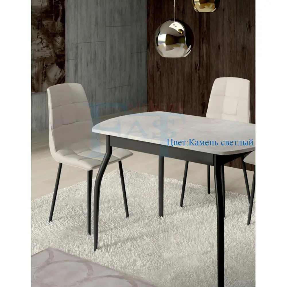 Обеденный стол раздвижной стол набор МДФ стол с Буковые ножки для кухни и столовой Современный стиль для дома в России