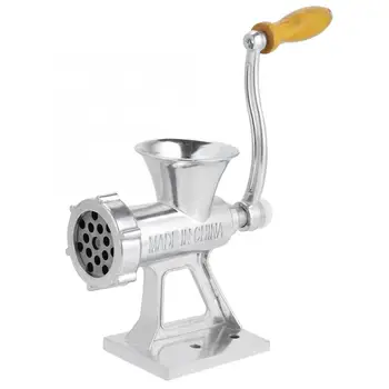 

Meat Grinder, Household Aluminum Alloy Manual Meat Grinder Meat Spice Grinding Tool Household Kitchenware