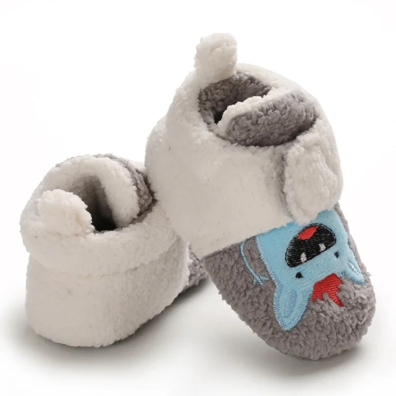 Explosion models winter 0-1 years old men and baby print animal pattern snow boots non-slip comfort baby baby toddler shoes