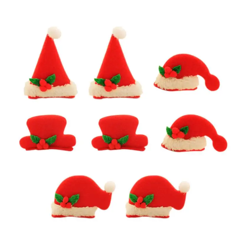 8PCS Luminous Hair Clips Decorative Hairpins Snap Clips Party Headwear Barrettes for Women Students