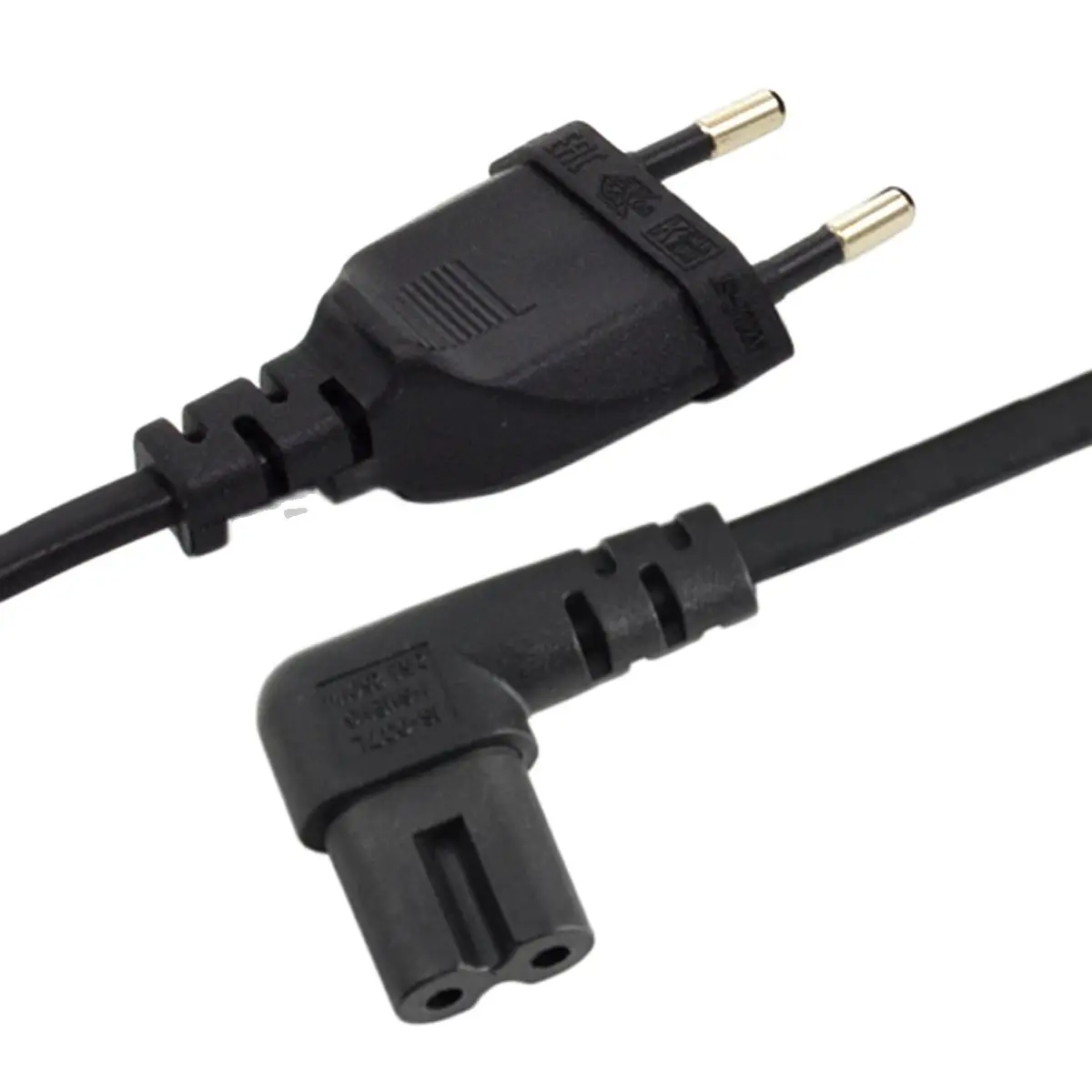 Graus Cabo de Alimentação da ue 2pin Iec320 c7 Cabo Extensão para Dell Carregador Portátil Canon Epson Impressora Rádio Alto-falante Ps4 Xbox um s 90 - Imagem 2