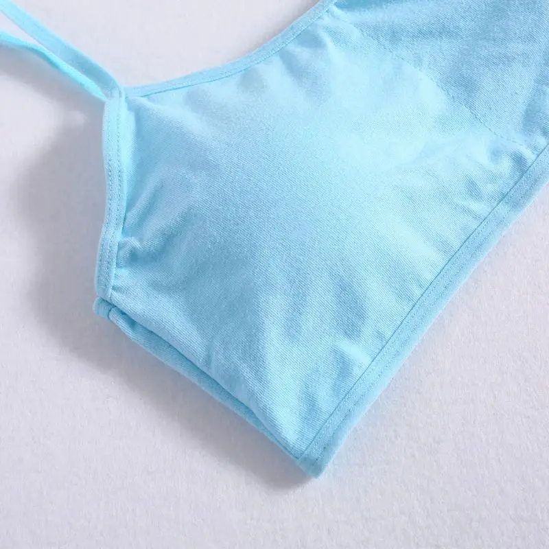 NINGYE - Reggiseno in cotone, 4 colori, per bambini, adolescenti, sport, allenamento, 8-16 anni NINGYE - Reggiseno in cotone, 4 colori, per bambini, adolescenti, sport, allenamento, 8-16 anni