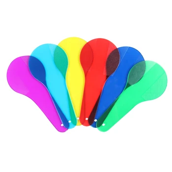 

6pcs Color Translucent Film Practical Portable Teaching Equipment Teaching Tools Color Filter Board for Children Students