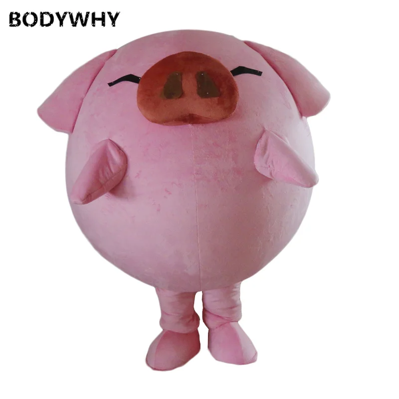 

2020 Cute Pink Pig Mascot High-quality Handmade Mascot Costume Suits Cosplay Party Dress Outfits Clothing Advertising Top Adults