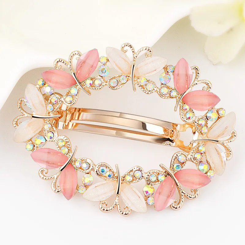 1PC Crystal Rhinestone Hair Clips for Women Girls Flower Butterfly Barrettes Clamp Hairpins Brooch Hair Styling 1 1PC Crystal Rhinestone Hair Clips for Women Girls Flower Butterfly Barrettes Clamp Hairpins Brooch Hair Styling 5
