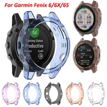 Мягкий защитный чехол кристально чистый ТПУ протектор для Garmin Fenix 6X6 S 6 Pro Smartwatch аксессуары чехол противоударный