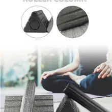 Ролик в виде колонны для йоги с высокой плотностью, треугольная Колонка для йоги, упражнений, тренировок, фитнеса, 2 в 1