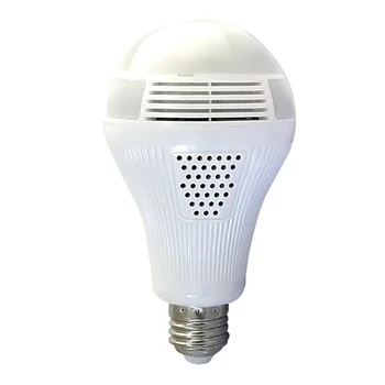 

New Arrival-360 Degree LED Light 1080P Wifi Camera Panoramic Home Security Smart WiFi Fisheye Bulb Night Vision Two Way o(16