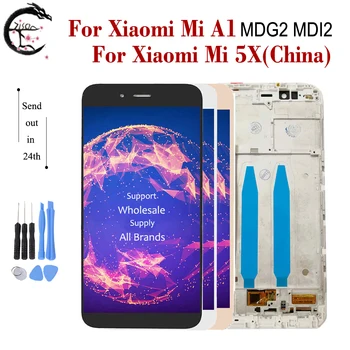

5.5" LCD With Frame For Xiaomi Mi A1 LCD MiA1 Display Screen Touch Sensor Digitizer Assembly Replacement For Xiaomi 5X Display