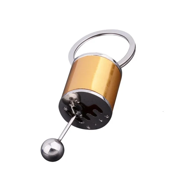 Metal Anti Stress Fob Keyring Creative Car 6 Speed Gearbox Gear Fidget Toy Shift Racing Tuning Model Keychain Novelty Car Toys 5