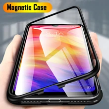 Металлический магнитный адсорбционный чехол для Xiaomi Redmi Note 9S K30 8 7