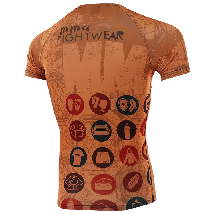 Jiu Jitsu Rashguard Muay Thai мужские боксёрские ММА футболки футболка для занятий спортом боевые искусства Муай Тай Боевые черные футболки ММА