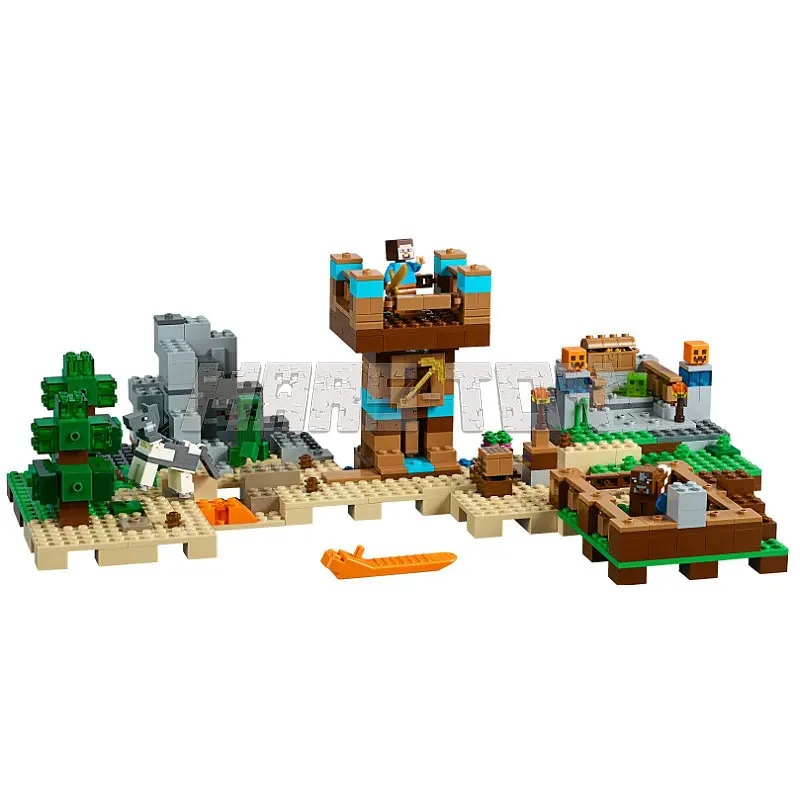 The Crafting Box 2.0 Creative Building Block With Steve Action Figures Compatible 21135 Bricks Building Blocks Sets Toys The Crafting Box 2.0 Creative Building Block With Steve Action Figures Compatible 21135 Bricks Building Blocks Sets Toys