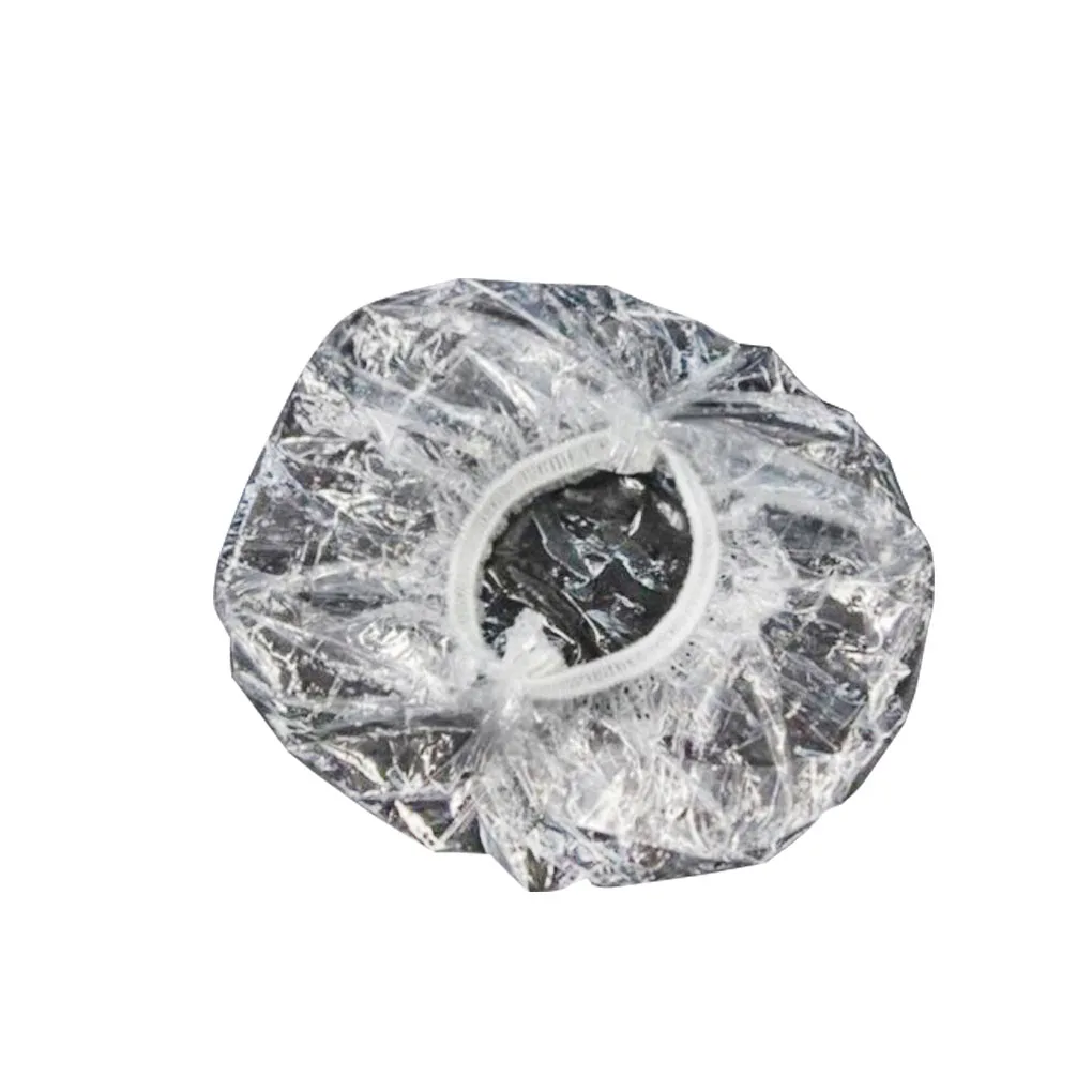 100pcs Disposable Waterproof Ear Cap Bath Shower Salon Ear Protector Cover Dyeing Hair One-Off Earmuffs