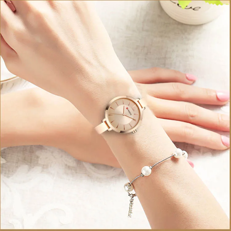 Exquisite Luxury Style Women Watches CURREN Fashion Quartz Ladies Watch Drop Shipping Top Brand Elegant Girl Bracelet Watch