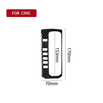 

Decor Gear Shift Panel Trim Cover Sticker For Honda Civic 10th 2016-19
