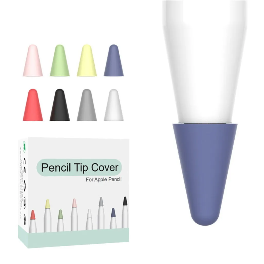 Настольная ручка Nibs чехол для Apple Pencil 1/2 Nib Сменный колпачок для наконечника совместимый 8 шт Прочный Твердый Мягкий силикон