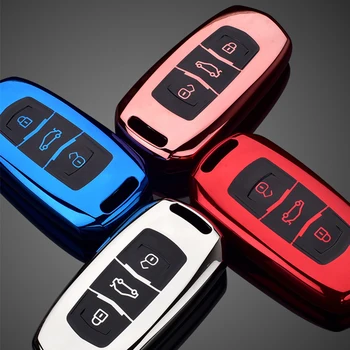 

Beautiful New Soft TPU Full Cover Car Remote Key Case Shell For Geely Atlas Boyue NL3 EX7 EmgrandX7 EmgrarandX7 SUV GT GC9 borui