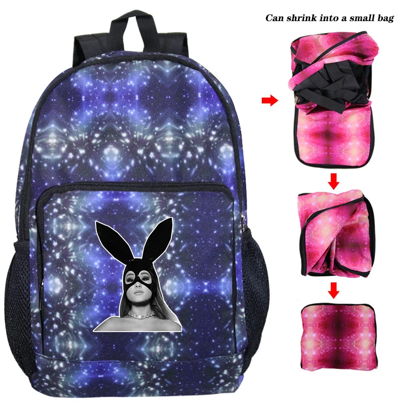 Нейлоновый женский рюкзак Ariana Grande, сумки Kpop, стильные однотонные рюкзаки, Mochila Feminina Mujer, дорожная сумка для девочек-подростков, школьный ранец - Цвет: Backpack 25