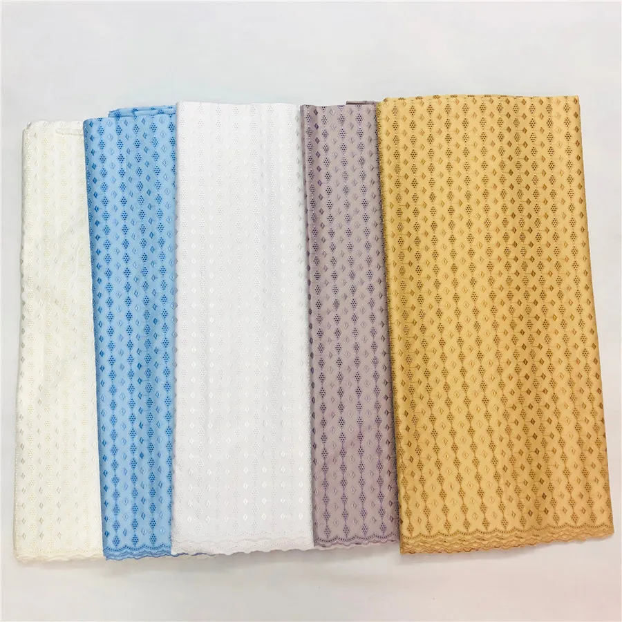 Швейцарская вуаль, кружево в швейцарском стиле, Африканское сухое кружево, нигерийское польское кружево для мужчин, горячая Распродажа, хлопковая ткань высокого качества, 5 ярдов