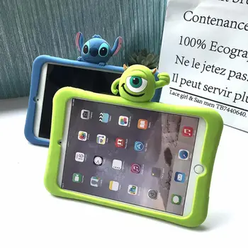 

Lovely Kids Cartoon Safe Silicone Tablet Case For New IPad 7th Gen Pro 10.2 inch 2019 tablet Silicone stand cover Funda+Pen