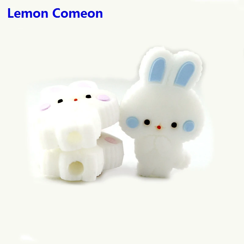 Lemon Comeon 3 шт. силиконовый массажер бусины, прорезыватель аксессуары DIY Прорезыватель для прорезывания зубов бусины Пищевая силиконовая игрушка для ожерелья Браслет