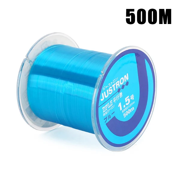 Blue 500M Новая низкая цена, 500 м сильный качество нейлон Рыбалка леска 2LB 4LB 6LB 8LB 10LB 12LB 16LB 20LB 25LB 30LB 35LB - Цвет: Blue 500M