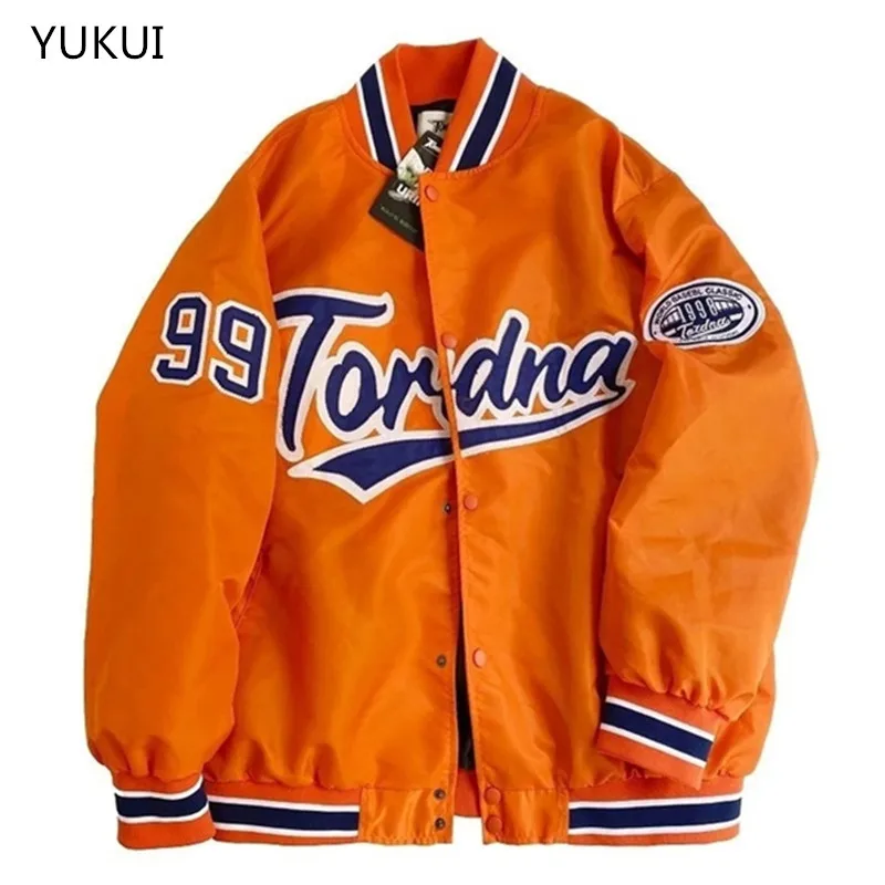 2021 Autumn Bomber Jacket Brand Clothing Women Single Breasted Spliced Streetwear Baseball Pure Fresh Stripe Coat Casual 1