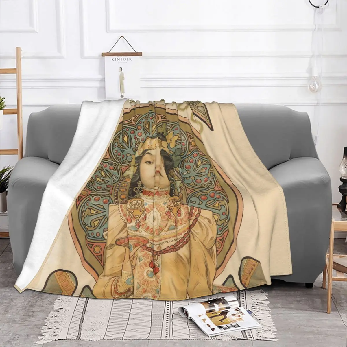 Alphonse Mucha Ablum �ϱ� �ö��� ��� ��Ƽ�� ���� ��Ƽ�� ������ ��� 200x150cm �̺�