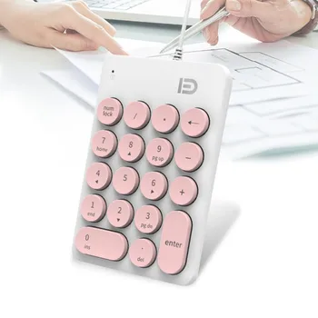 

Portable Mini Numeric Keypad 18 Keys Digital USB Number Keyboard Pad For Laptop PC