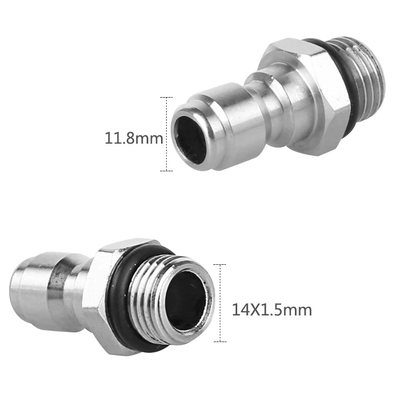 Coupler High- Pressure Washer 1/4 Inch Quick Connector Replacement Attachment Fitting Spare Snow Foam Bottle Connection sprinkler irrigation kit