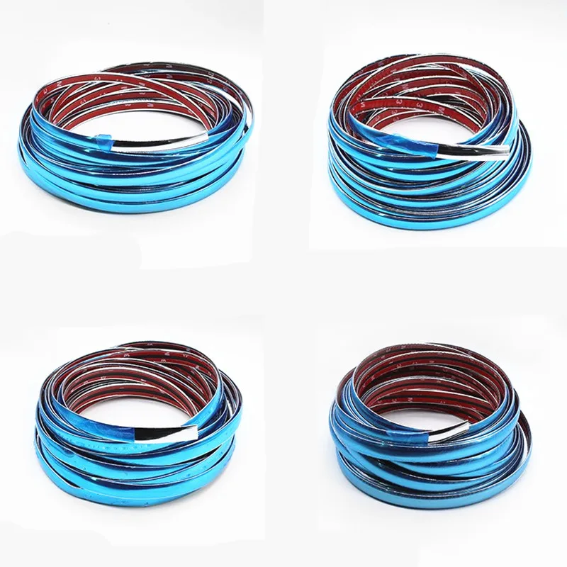 Car Window Light Bar Modified Universal Decoration Strip Bumper Anti-Chafing Chrome-Plated Car Body Crash Bar Car Doot Edge Stri