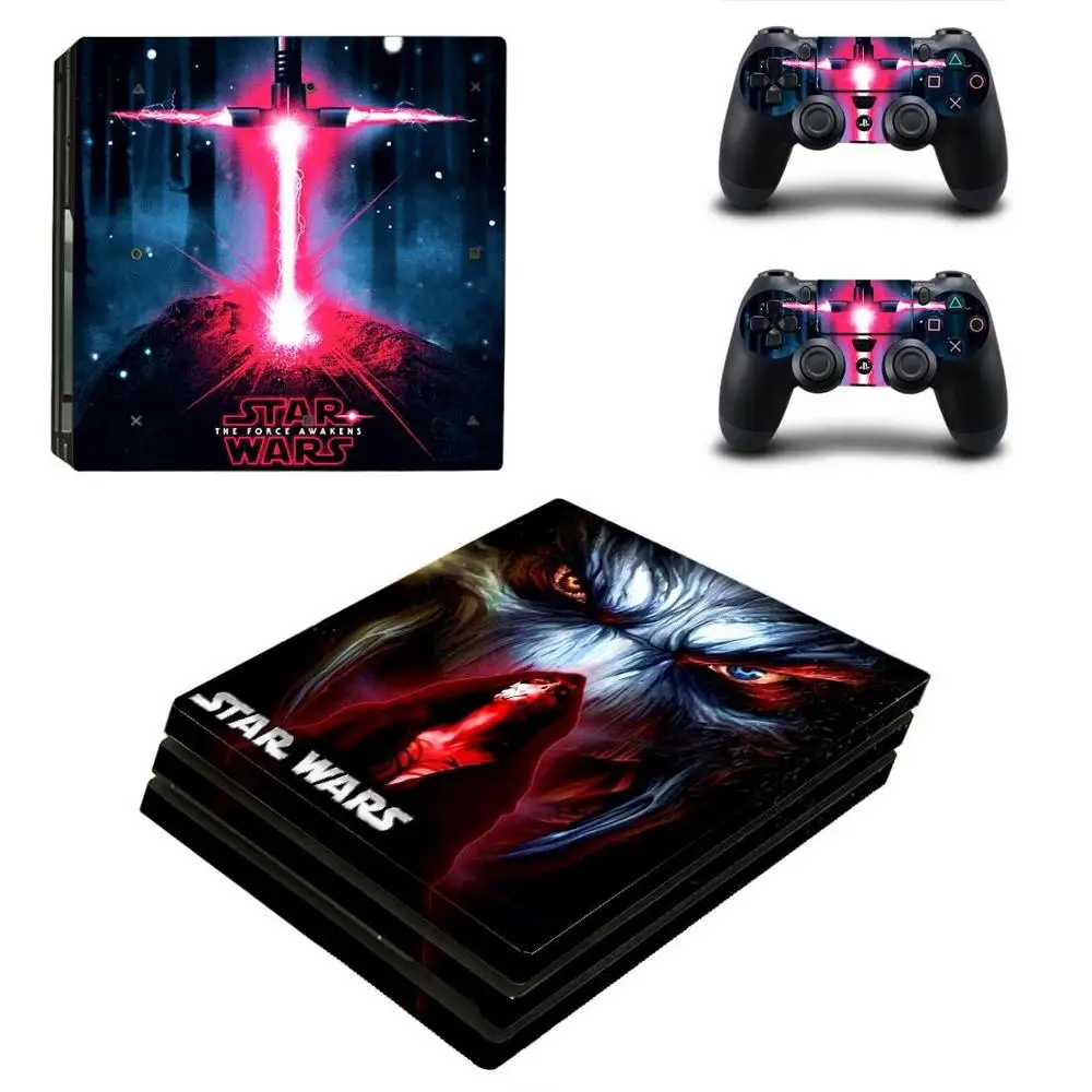 YSP4P-0723 Star Wars: The Force Awakens PS4 Pro наклейка s PS 4 Play station 4 Pro виниловые наклейки для игровой консоли playstation 4 Pro - Цвет: YSP4P-0723