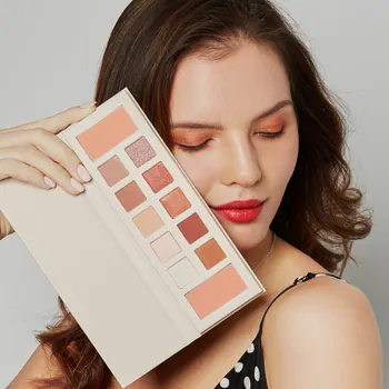 

Pretty Comy 12 Color Matte Shimmer Eyeshadow Palette 2 In 1 Blush Eyeshadow Palette 2 Color Of Blush Multifunction Makeup Cosmet