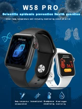 W58 Pro Smart Watch Men Smartwatch Pk iwo Series Monitor Body Temperature Bracelets Women For Xiaomi Android IOS Smartphone