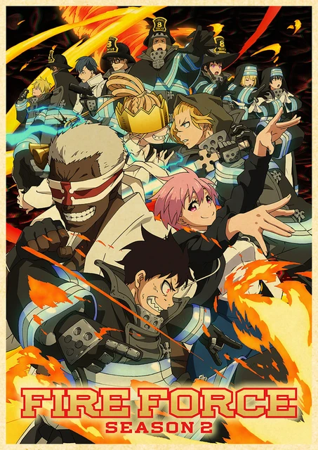 Quadro decorativo Fire Force Anime