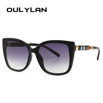 

Oulylan Square Cat Eye Sunglasses Women Brand Trending Sun Glasses Shades Men Stripe Ultralight Sunglass UV400 Unisex Eyewear
