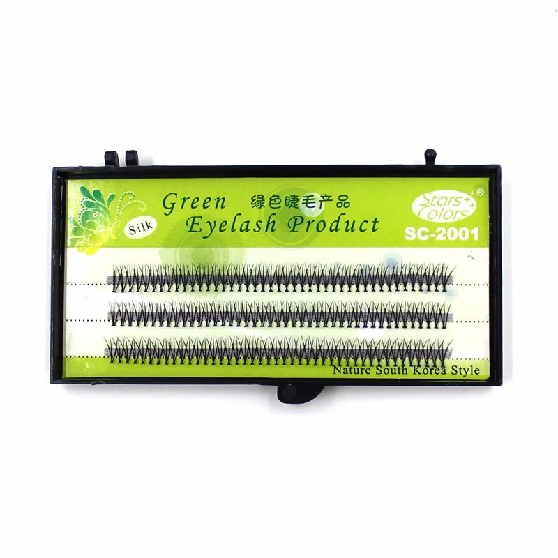 Description Picture 4 of itemC Curl Pre-made Fan W Shape Faux Mink Silk Eyelashes Natural Soft Individual Eyelash False Lashes Extensions