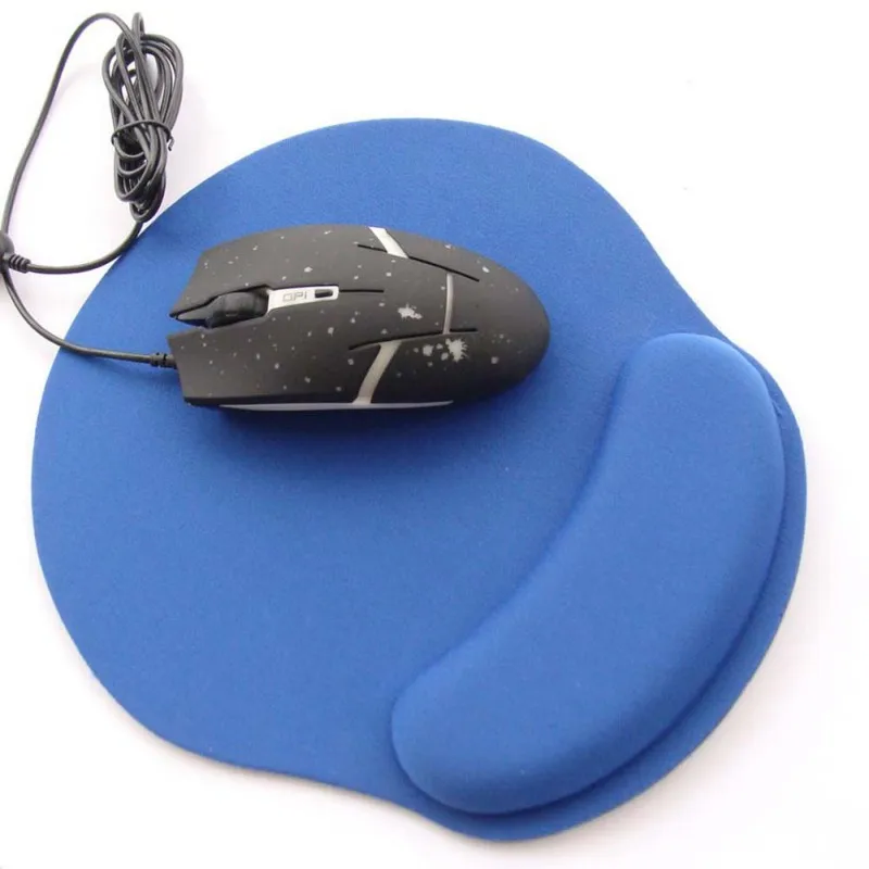 

Non-slip Game and Office Mouse Pad Gaming Mouse Pad Soild Color Mouse Pad Practical With Wrist Rest Mouse Pad
