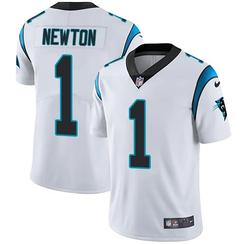 MEN Мужская Новинка, высокое качество, Carolina Cam Newton Panthers blue jersey - Цвет: MEN