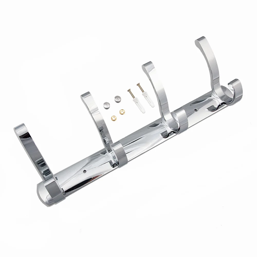 Планка с 4 мя крючками Raiber R60102|Крючки для халата| |