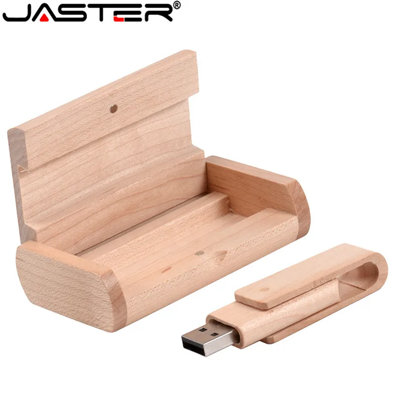 JASTER горячий клен вращающийся+ флип-бокс USB флэш-накопитель USB 2,0 4 ГБ 8 ГБ 16 ГБ 32 ГБ 64 Гб внешний накопитель диск памяти