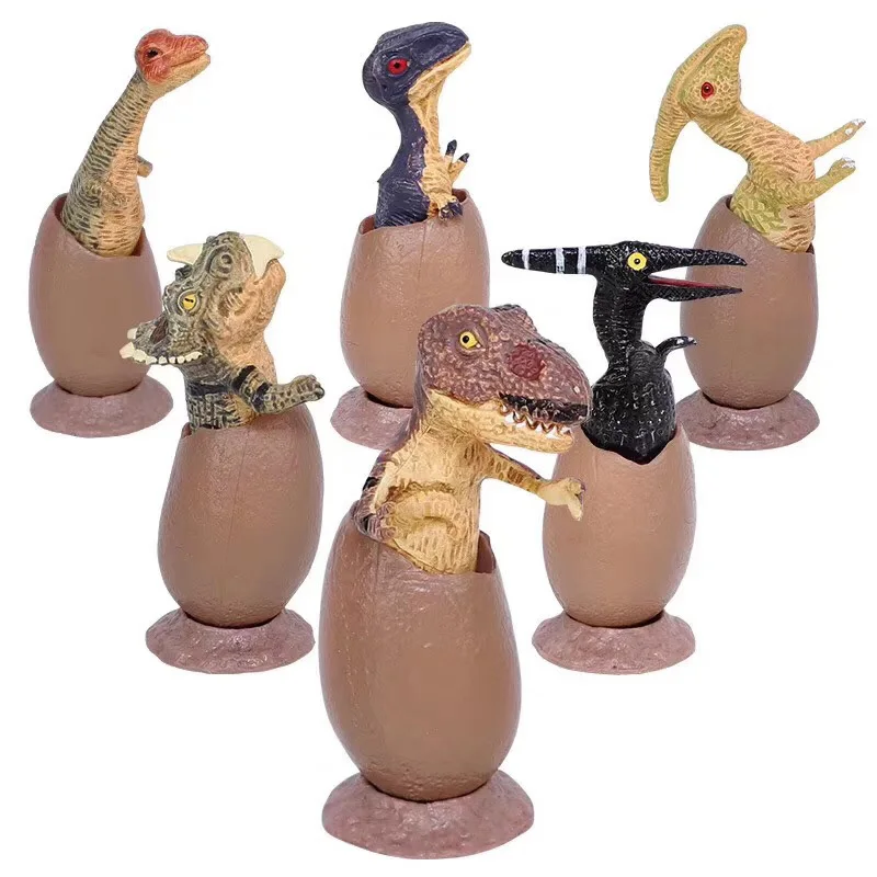 

6PCS/Set Dinosaur Toys Handmade Model Kit Building Blocks Dinosaurs Egg Model Blocks Bricks Educational Toys For Boys Kids Gift