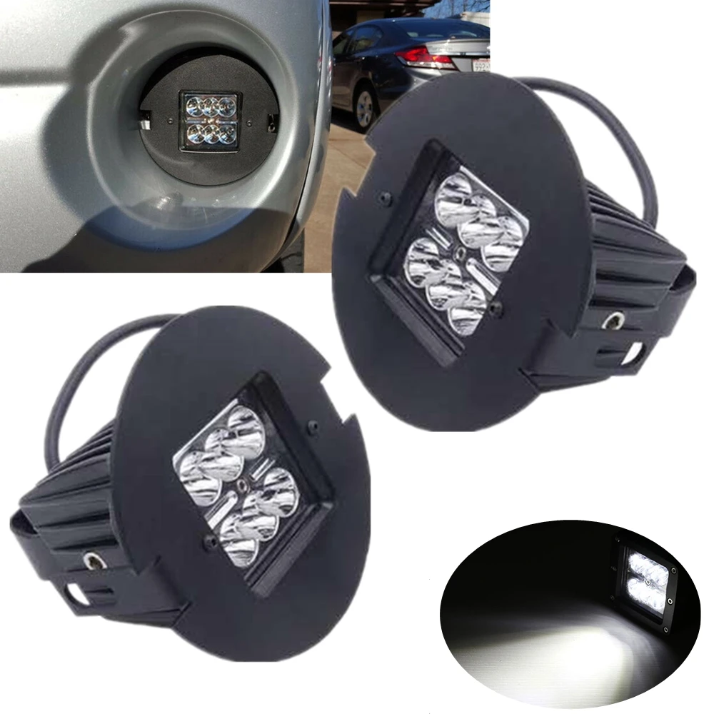 

Для 2005-2011 Toyota Tacoma светодиодные противотуманные фары Автомобильный передний бампер рабочие фары с монтажным кронштейном