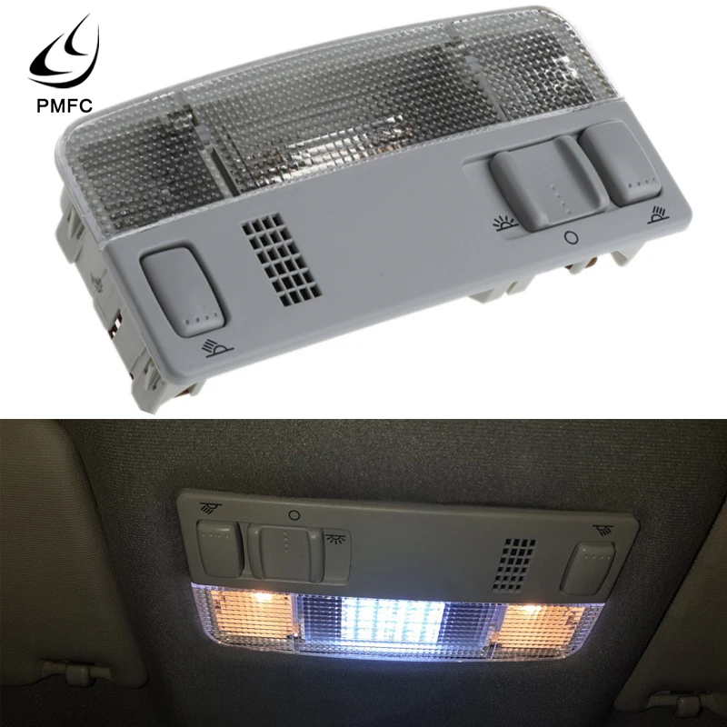 PMFC автомобильный светильник для чтения интерьера VW Passat B5 Golf 4 Bora Polo Caddy Touran Octavia Fabia 4300K белый