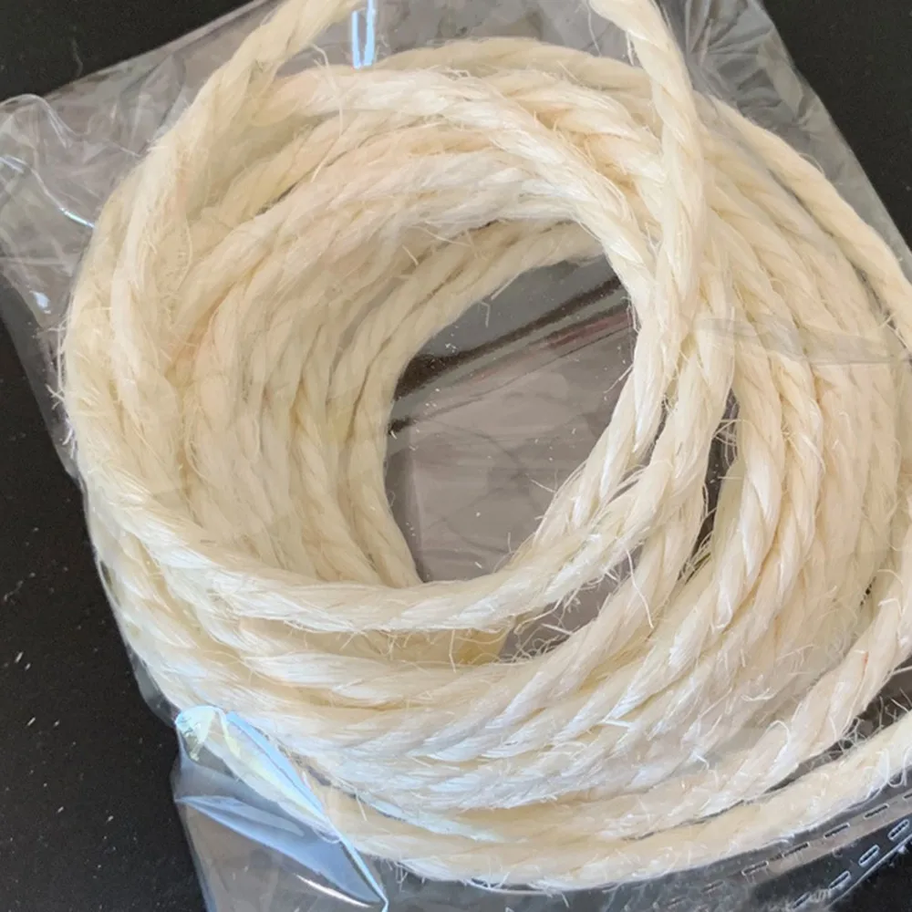 Pet Скребок Пост пеньковая веревка DIY сизалевая веревка для Когтеточка для кошек дерево забавные игрушки для кошек веревка для обвязки для кошка ловить рамки 3/5/10/20 м